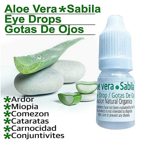 Aloe Vera Eyedrops Dry Burning Eyes Gotas Para Ojos De Savila Ml