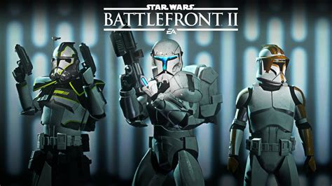 Star Wars Battlefront 2 All Clone Trooper Outfits And Skins New Update Youtube