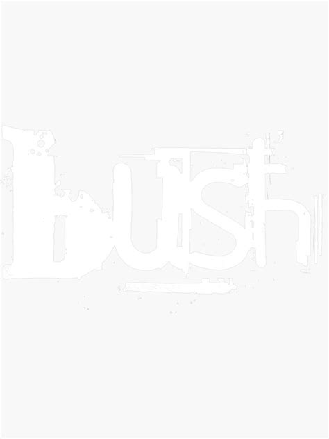 "bush band logo" Sticker for Sale by VioletFletcher | Redbubble