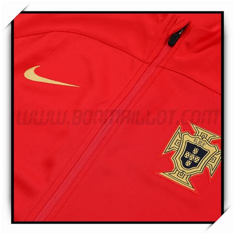 Boutique Vente Surv Tement Training Veste Portugal Rouge Thailandais