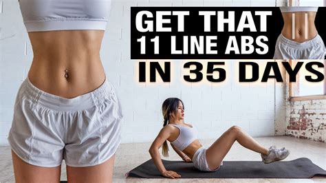 Abs Workout Get That Line Abs In Days Youtube