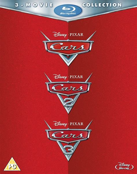 Cars 3 Movie Collection Blu Ray Box Set Free Shipping Over £20