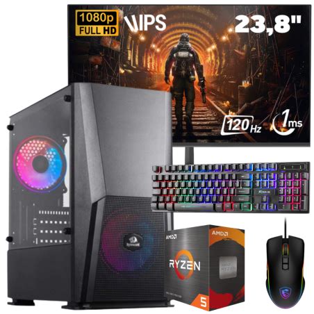 Setup Gamer Special Pc De Bureau Gaming Ryzen Gt Vega