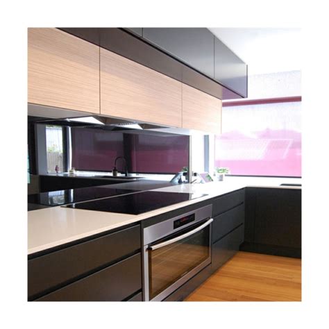 Foshan Factory Gray Glossy Kitchen Cabinet Prima Housing Kitchen