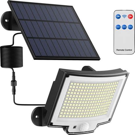 Lampe Solaire Exterieur Detecteur De Mouvement Led Modes