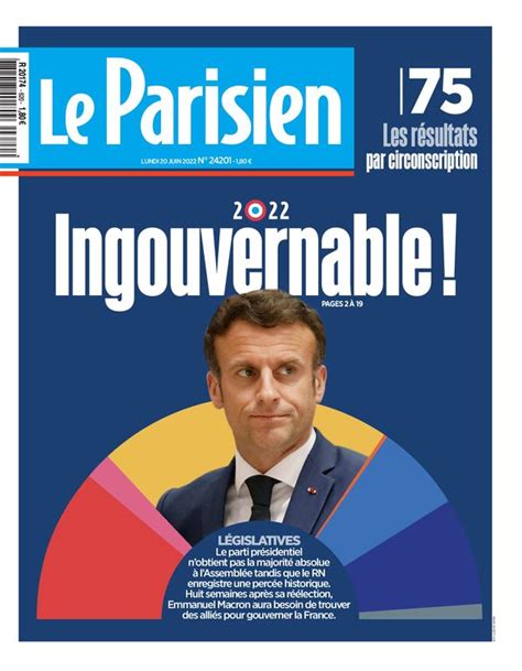 Le Parisien On Twitter RT Leparisien Une La Une Du Journal Du Lundi