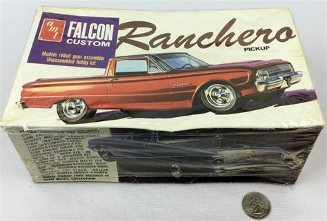 Lot Vintage AMT 60 Ford Falcon Ranchero Pickup Custom 1 25 Scale