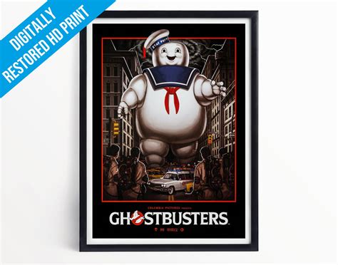 Ghostbusters Movie Film Poster Print Picture A5 A4 A3 - Etsy