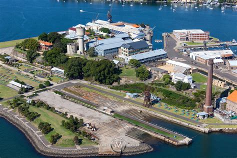 Aerial Stock Image Cockatoo Island