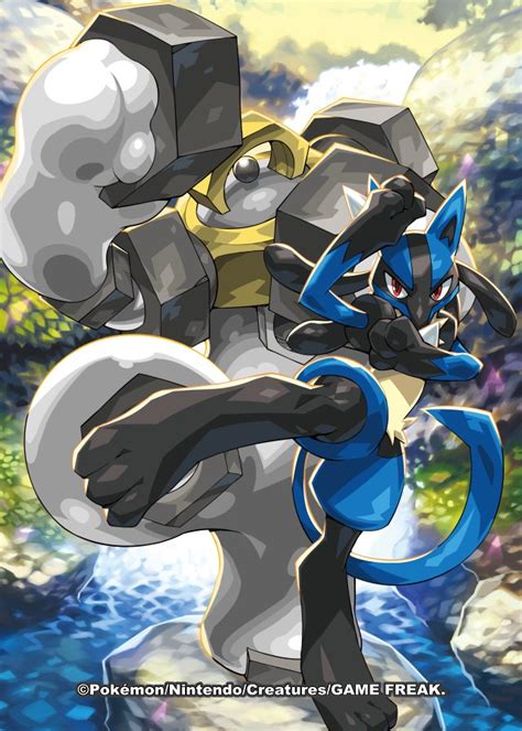 Lucario And Melmetal Pokemon Drawn By Nagimiso Danbooru