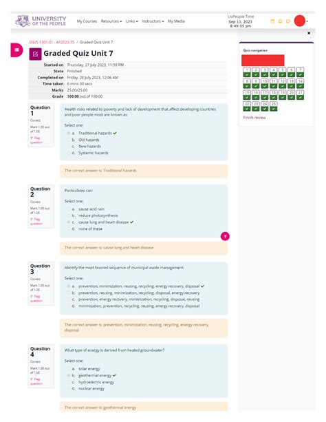 ENVS 1301 Graded Quiz Unit 7 ENVS 1301 Studocu