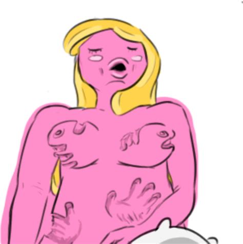 Rule 34 Adventure Time Blonde Hair Blush Stickers Eyelashes Eyes Closed Finn The Human Long