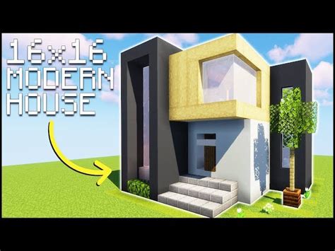 Minecraft Modern House Tutorial Step By Step