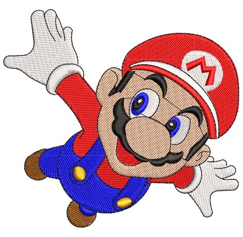 Embroidery Pattern Super Mario Fly Age Store Designs