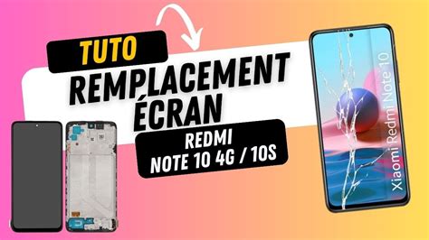 Xiaomi Redmi Note G S Changer Cran Avec Chassis Tutoriel