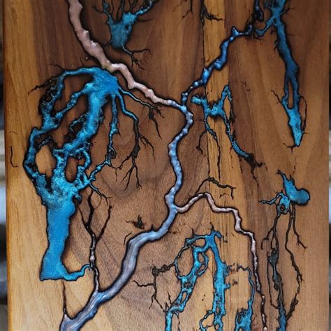 Lichtenberg Epoxy Table Etsy