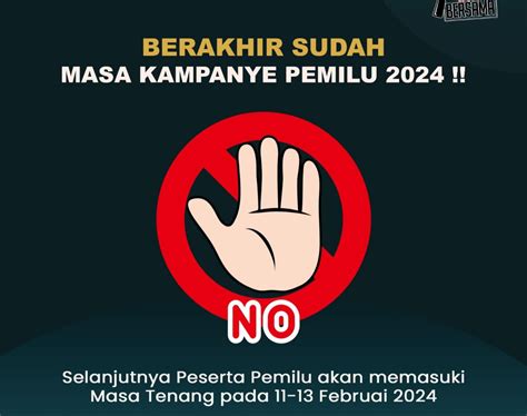 Apa Saja Yang Dilarang Di Masa Tenang Pemilu Berikut Sanksi Dan