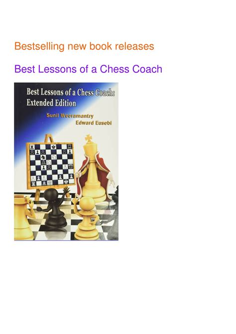 PPT PDF Online Best Lessons Of A Chess Coach PowerPoint