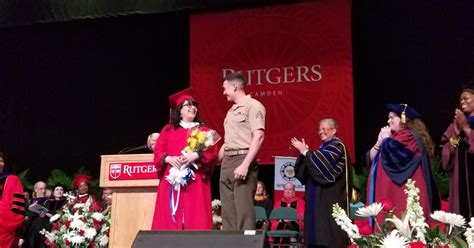 Rutgers-Camden Graduate Gets Graduation Surprise - CBS Philadelphia