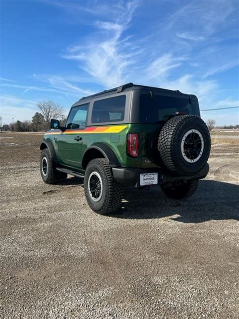 Anyone Apply Retro Stripes On Eruption Green Bronco6G 2021 Ford