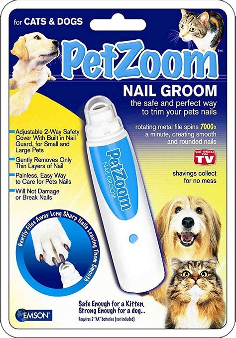 PET ZOOM Nail Groom Dog Nail File - Chewy.com