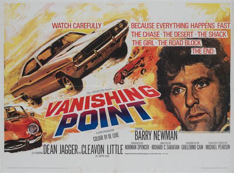 Marquee Poster | Vanishing Point 1971 UK quad