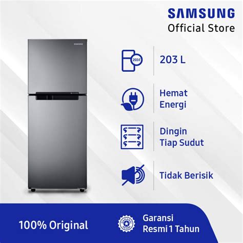 Jual Samsung RT19M300BGS Lemari Es 2 Pintu Inverter 216L Garansi Resmi