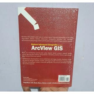 Jual Sistem Informasi Geografis Dengan Arcview Gis Cd Eko Budiyanto