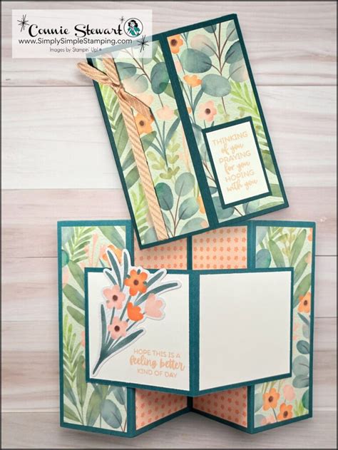 W Fold Pop Out Card Show You Care In D A Supportive Card Tutorial