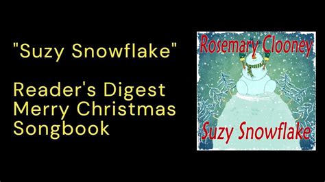 Suzy Snowflake Piano Accompaniment Track Karaoke Lyrics Key Of C Major Youtube Music