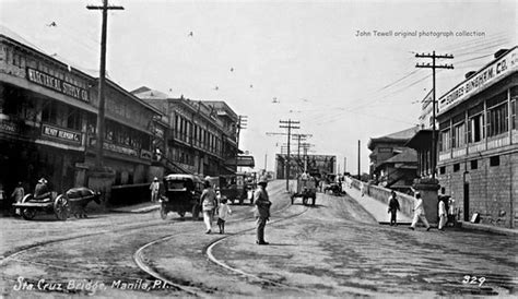 Santa Cruz Bridge Manila Philippines 1920s This Is A Cle Flickr