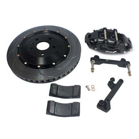 Alcon Pro System C8 Corvette Anodized Front And Rear Brakes