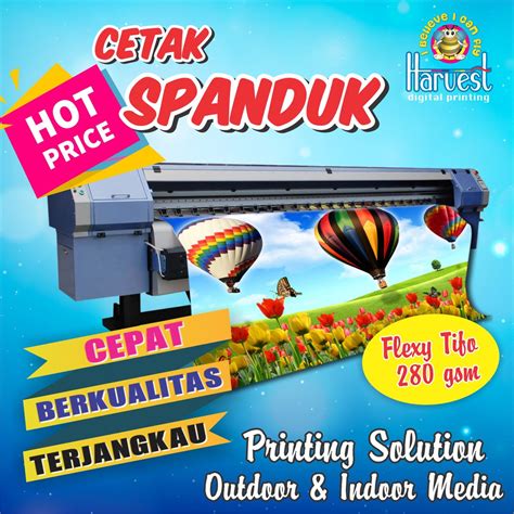 Jual Cetak Banner Spanduk Baliho Backdrop Tifo Flexi 280 Gsm