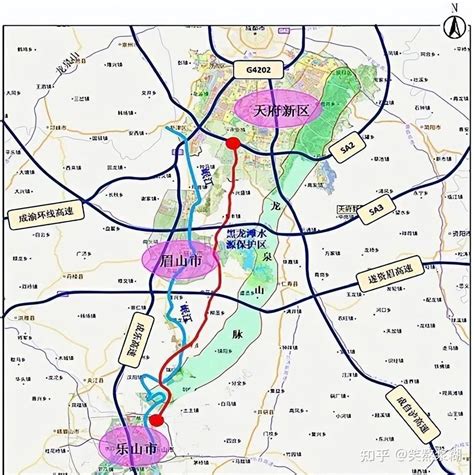 成都平原出发又一条直达乐山的高速公路天眉乐高速来了 知乎