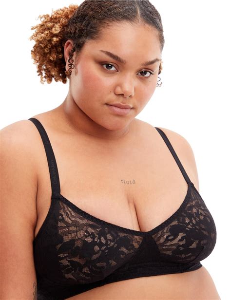 Calvin Klein Ultra Soft Lace Bralette Bra Belle Lingerie Calvin Klein Ultra Soft Lace