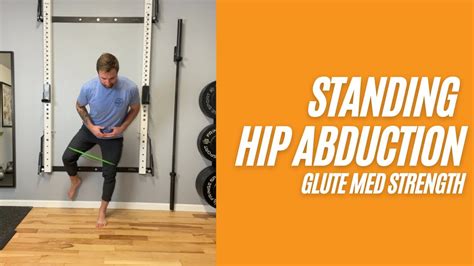 Standing Hip Abduction Glute Med Strength Exercise Youtube