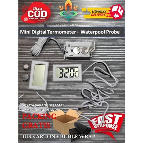 Jual Alat Ukur Suhu Ruangan Terbaik Mini Thermometer Digital Kandang