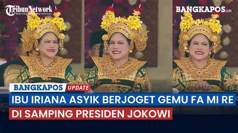 Momen Ibu Iriana Asyik Berjoget Goyang Gemu Fa Mi Re Di Samping