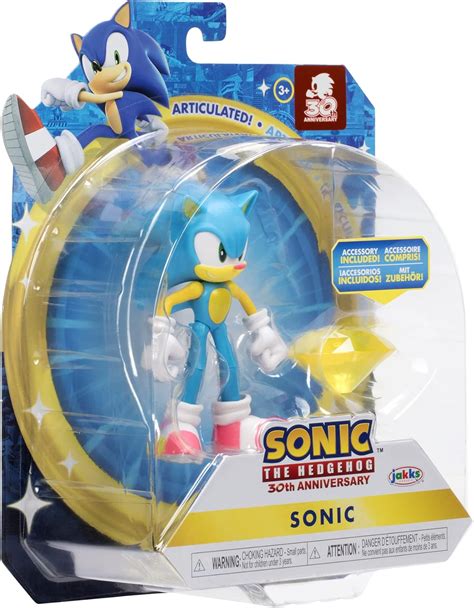 Sonic The Hedgehog Figura De Acci N De Pulgadas Moderna Sonic Con