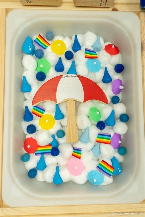 5 Fun Weather Sensory Bin Ideas Two Crafty Makers