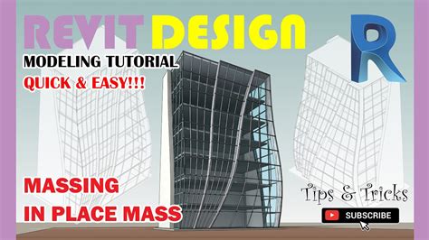 Rd023 Massing In Place Mass In Revit Youtube