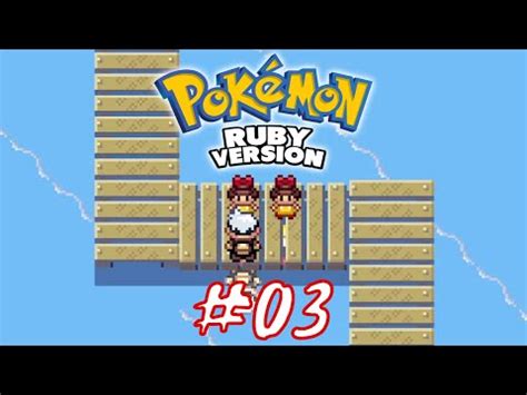 Pokemon Ruby Walkthrough Part 3 - Running To Rustboro - YouTube