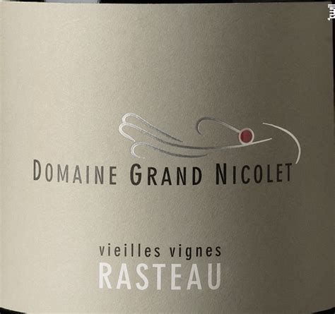 Achat Vin Rasteau Vieilles Vignes Rouge Domaine Grand Nicolet