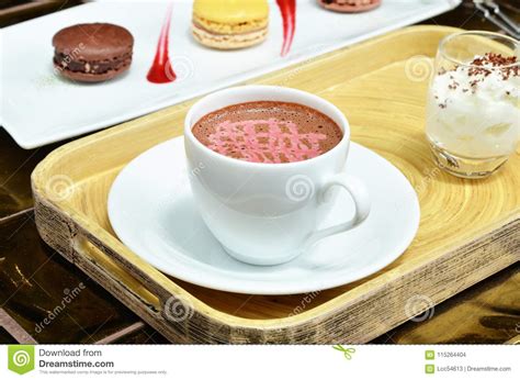 Raspberry Hot Cocoa Stock Photo Image Of Milk Health