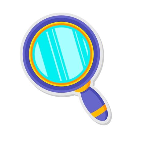 Premium Vector Magnifying Glass Doodle Illustration Design