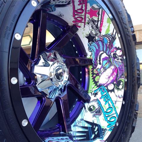 Wheel wraps, don't forget we can change the design, colors, etc for ...