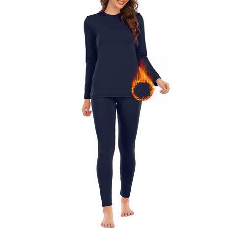 American Trends Thermal Underwear For Women Long Johns Women With Fleece Lined Base Layer Women