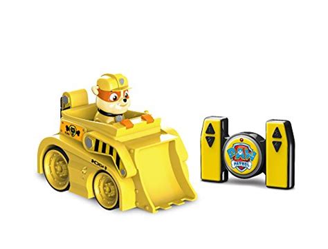 Paw Patrol My First Rc Rubble Bulldozer Rescue Racer Remote Control For