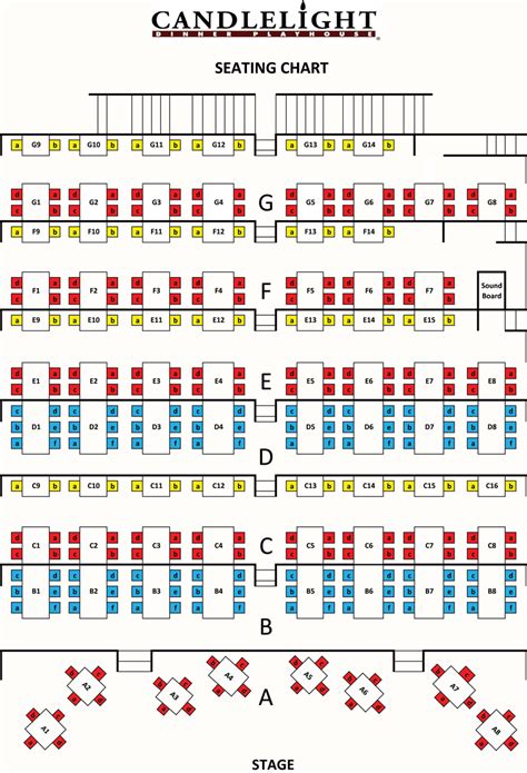 Seating Chart - Candlelight