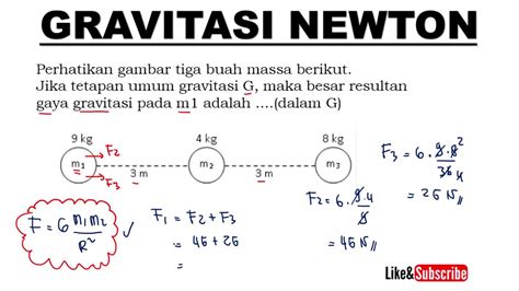 Contoh Soal Gaya Gravitasi 50 Koleksi Gambar